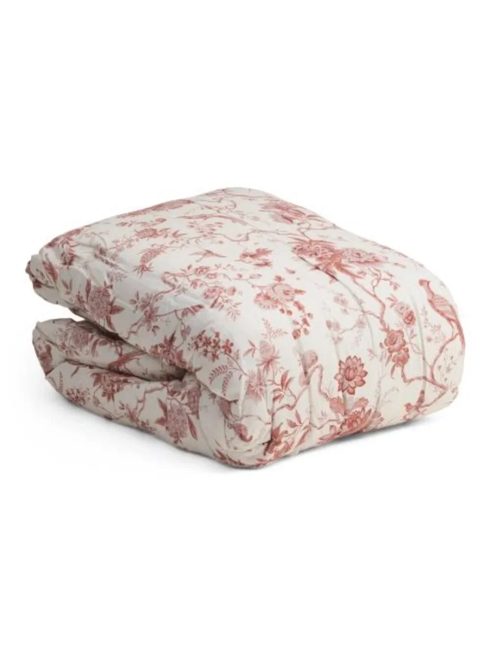 SANDERSON 3pc Cotton Percale Toile Reversible Comforter Set